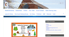Desktop Screenshot of harmonygroveumc.com